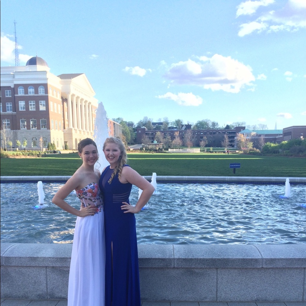 Bold Blue Formal Dress
